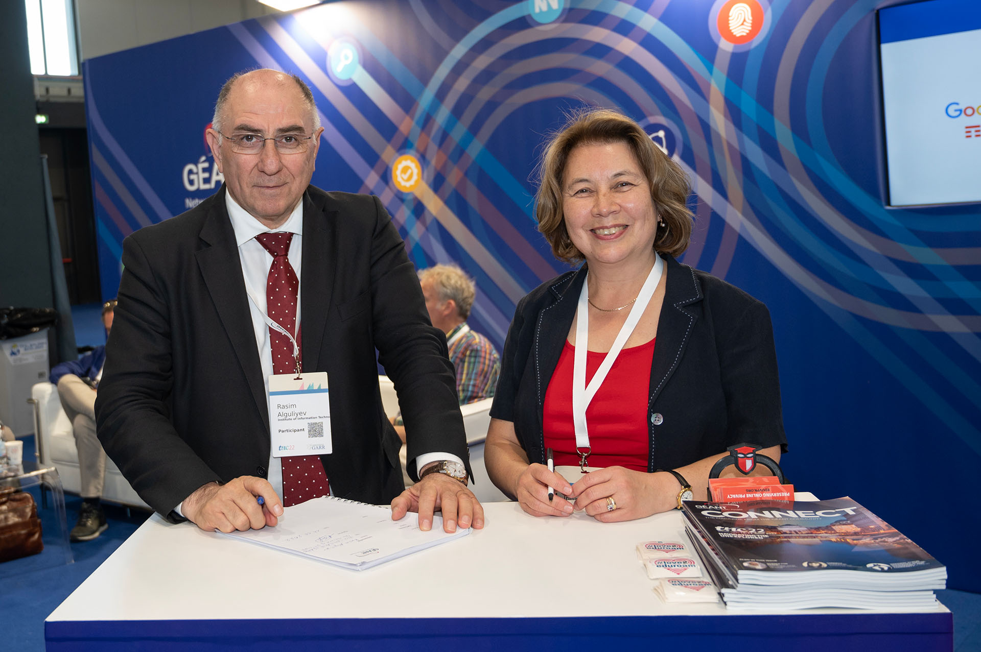 Irina Matthews, GÉANT and Rasim Alguliev, IIT of ANAS.